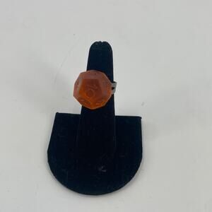Handmade D and D orange dice ring
